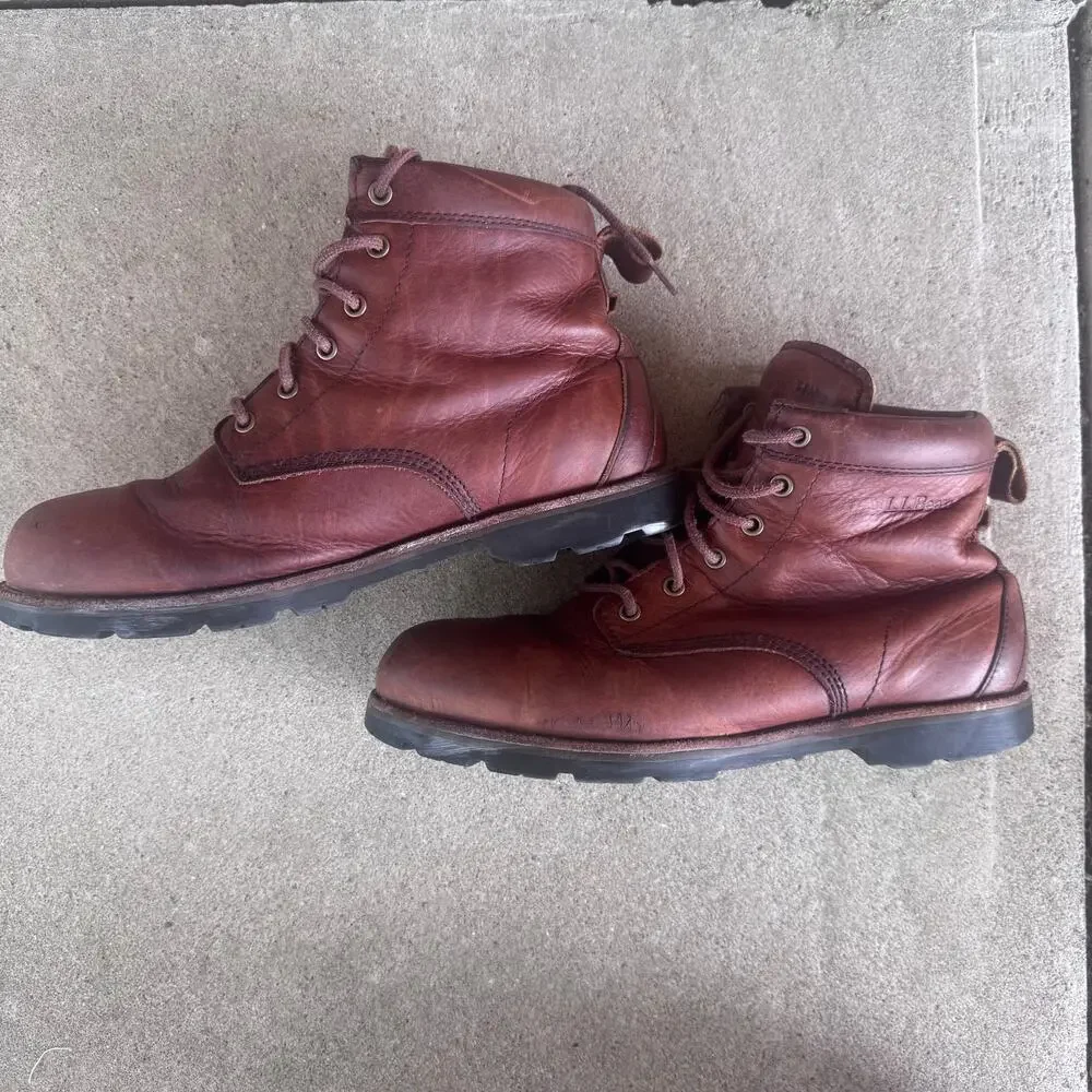 Vintage L.L. Bean Men's Leather Boots Size 11